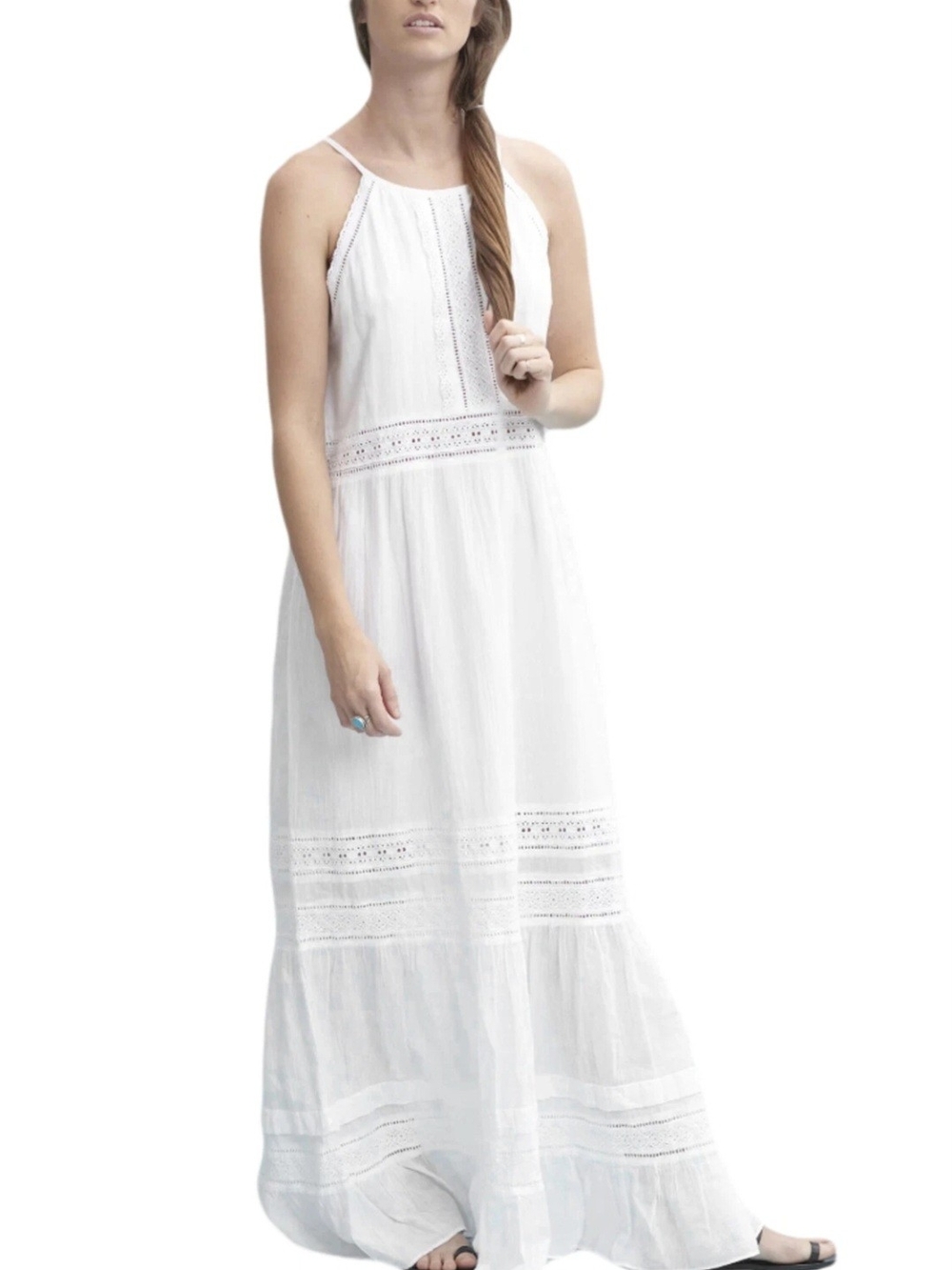 Roller Rabbit Maxi Dress 100% Cotton Size M